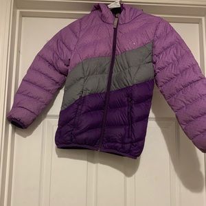 Girls Purple Puffer Coat / Jacket
